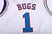 JOLI SPORT Bugs 1 Bunny Space Men's Movie Jersey Men's Basketball Jersey S-XXXL White/Black S-XXXL (White,Large)