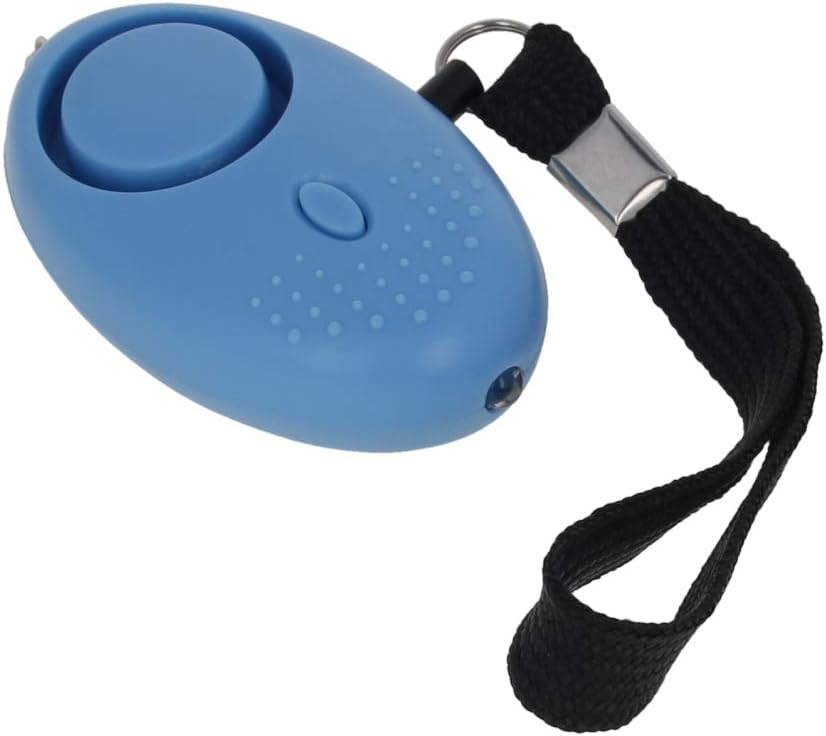 Othmro Personal Alarm 130db Personal Safesound Security Alarm Keychain with LED Light L002 Light Blue 2pcs: Home Improvement