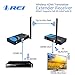 Wireless HDMI Transmitter Extender Receiver HDbitT Supports Full HD 1080P with IR - Upto 330 FT, Black