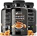 TURMERIC CURCUMIN - Turmeric 1000mg + Black Pepper Bioperine | Supplement with Advanced Absorption Natural Anti-inflammatory Knee Back Joint Support & Pain Relief from Arthritis Vegan Capsules