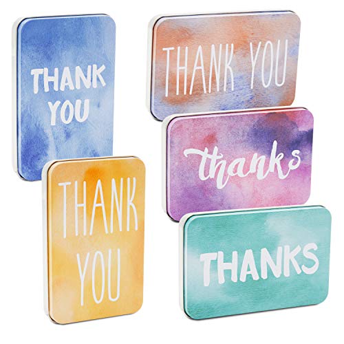 Juvale Thank You Tin Box (5 Pack) 5 x 3.7 x .7 Inches