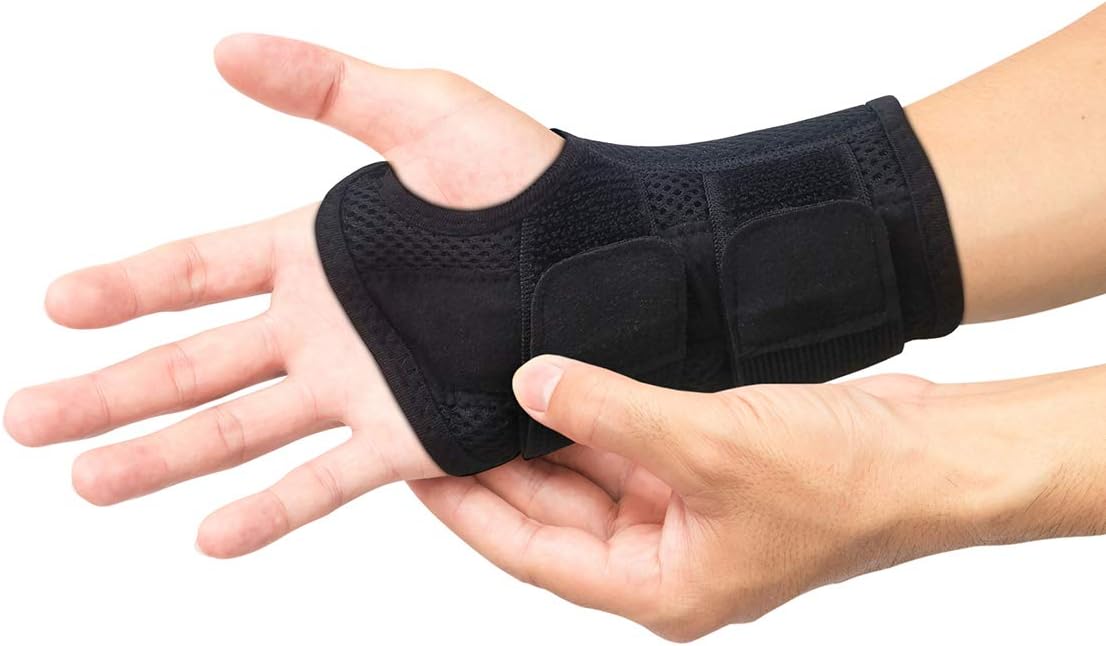 Carpal Tunnel Wrist Brace for Men and Women - Day and Night Therapy Support Splint for Relief of Arthritis, Wrists, Arm, Thumb and Hand Pain - Adjustable Straps (Right Hand - Large/XL): Health & Personal Care