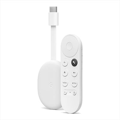 Chromecast with Google TV HD Snow Voice Remote Watch Netflix NOWTV Shows
