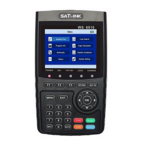 SATLINK WS6916 HD Satellite Signal Finder Meter, DVBS/S2 Digital