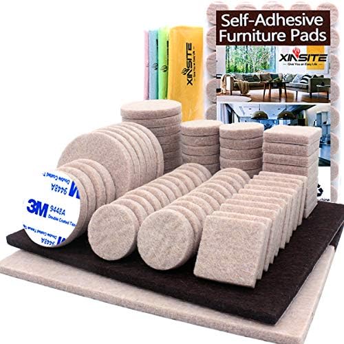 Furniture Pads 148 pcs Self Adhesive Felt Furniture Pads Heavy Duty Anti Scratch Furniture Felt