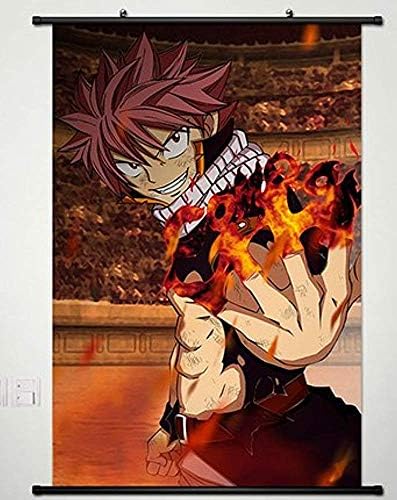 OWNG Wall Scroll Poster Fabric Painting For Anime Fairy Tail Natsu Dragneel 160 L