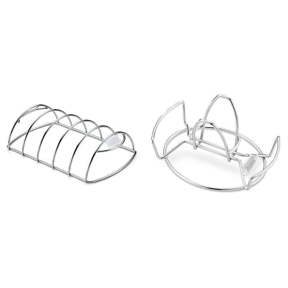 Weber 6605 Original Rib Rack for Grilling & Poultry Roaster