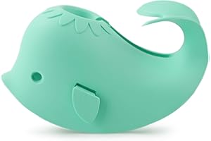 LOYATRO Bathtub Faucet Cover for Baby Bath Spout Cover, Kids Shower Head Protector Bathtub Spout Guard Toddlers Protection Accessories(Whale-Turquoise)