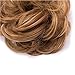 Scrunchy Updo Wavy Straight Hair Bun Clip Messy Donut Chignons Synthetic Hairpiece Hair Extension (light auburn & dark blonde)thumb 4
