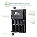 EBL iQucik Battery Charger for Li-ion 26650 18650 IMR/LiFePO4/Ni-MH/Ni-Cd AA AAA C Rechargeable Batteries