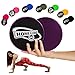 HomeGym 4U Set of 2 Gliding Discs, Dual Sided Abdominal Sliders for Carpet or Hardwood Floor, Core Trainer Fitness Equipment for Full Body Workout, Crossfit, Cardio Training, Six Pack Ab (Violet)