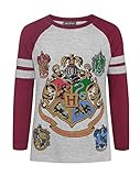 HARRY POTTER Official Girls Hogwarts Raglan T-Shirt