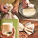 Organic Cotton Nut Milk Bag - Super Smooth Almond Milk Maker - No Seam Bottom, Drawstring Free - Professional Reusable Food Strainer for Yogurt, Cheese, Juice, Tea, Coffee - Natural & Eco-Friendly