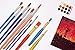 Paint Brushes for Kids, Anezus 40 Pieces Kids Paint Brushes Small Acrylic Artist Paint Brushes for Face Acrylic Watercolor Party Art Class Painting