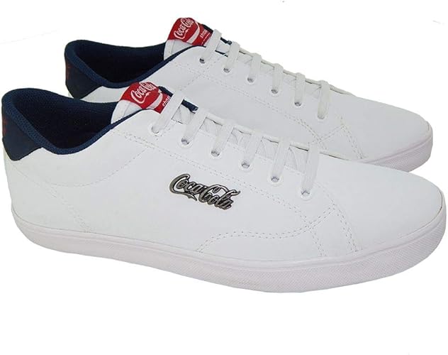 tenis branco masculino coca cola