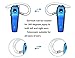 Bluetooth Headset, Hands Free Wireless Earpiece with Mute Switch and Noise Reduction Mic for Office/Business/Workout/Driver for iphone and Android Cell Phones