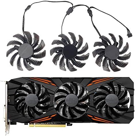Ventilateur 75mm T128010SU - Compatible Gigabyte AORUS GTX 1060 1070 1080 Ti - Refroidissement Carte Graphique
