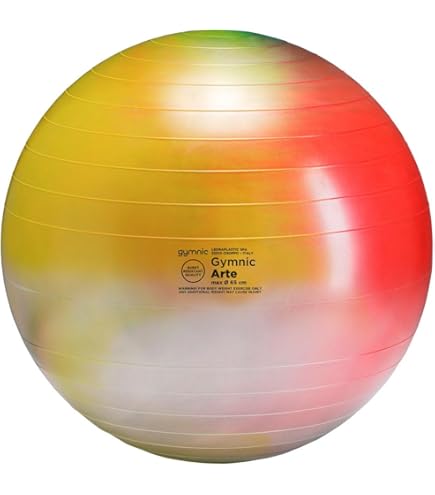 Gros Ballon De Fitness Gymnic Megaball 180 Cm Rouge Pour Activité Gym Et Sport