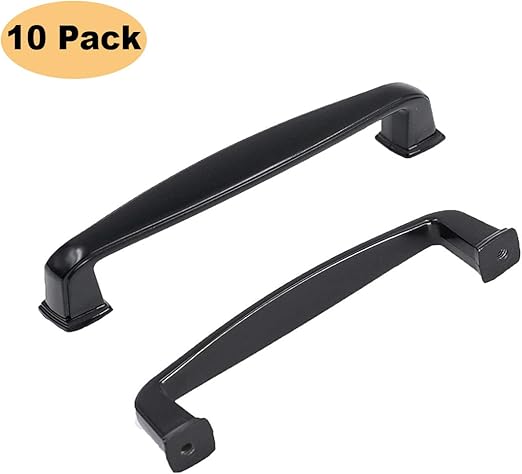 3 Inch Cabinet Pulls Black Drawer Handles Peaha Ph8791bk76 Solid