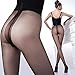Pantyhose for Women Sheer Stockings 3 Packs Full Length Reinforced T Crotch 15 Denier (M/L, Black 3 Packs)