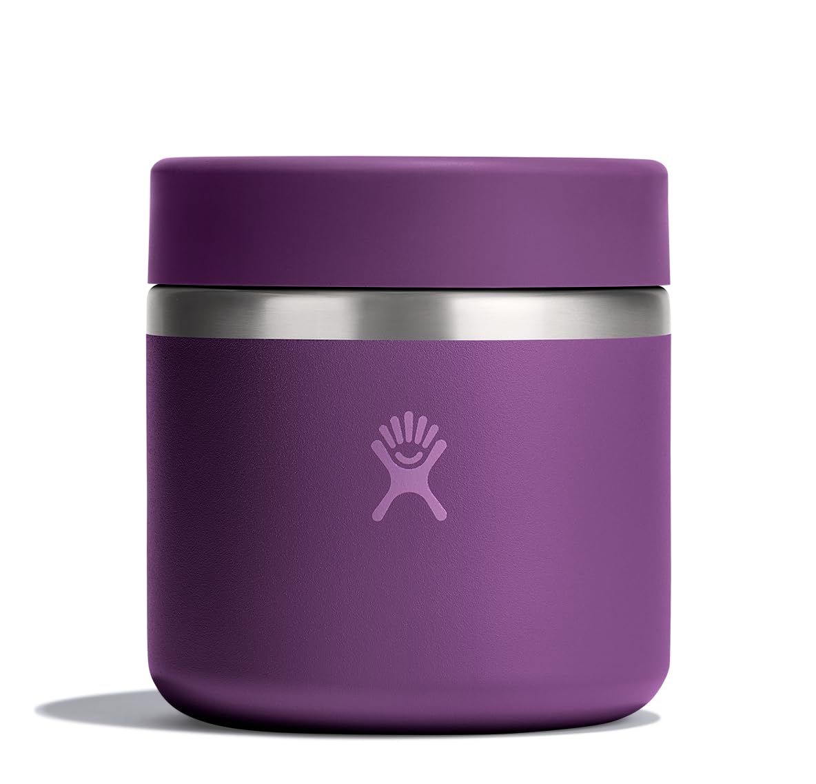 HYDRO FLASK Food Jar – Insulated Stainless Steel, Snack Travel Container for Hot Food, Lunch, & Soup 20 Oz Beachplum Purple Image