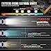 TURBO SII 54Inch Curved LED Light Bar Flood Spot Combo Beam W/ 4in Off Road Pods Cube Driving Fog Lights + Rocker Switch Wiring Harness For Trucks Jeep Ford Polaris RZR ATV Chevy Silverado Tahoe 4x4