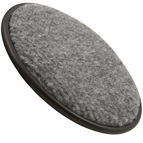 SoftTouch 4291195N Furniture Caster Cups Round with Carpeted Bottom for