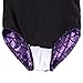 HUANQIUE Girls Kids Swimming Swimsuit Sleeveless One Piece Scale Purple 5-6 Years