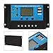 CoZroom LCD Solar Charger Controller/Regulator with Intelligent Dual USB Port, 20A 12V/24V