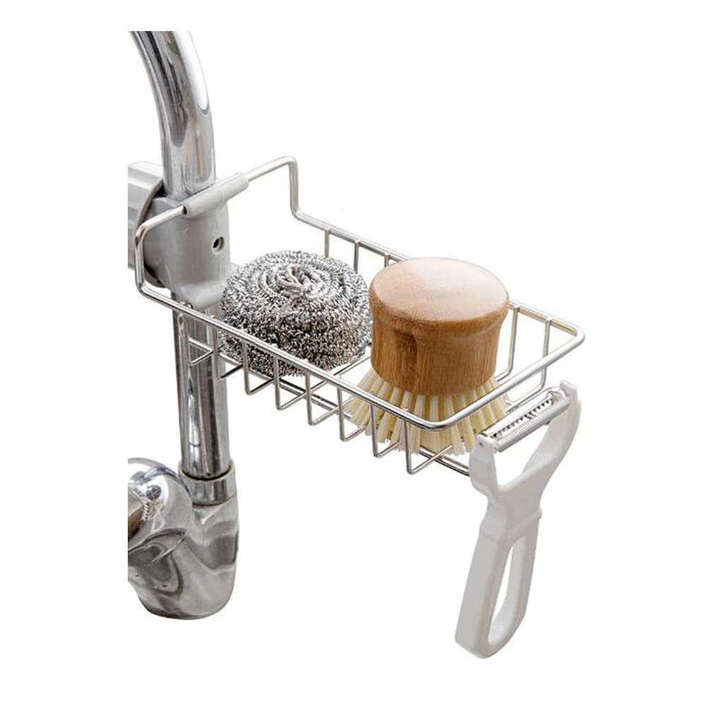 Best Drainer Rack For Dish Sponge, Soap Behind Kitchen Sink