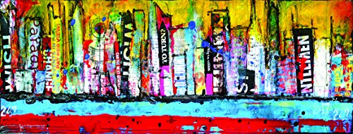 Empire Art Direct - abstract city escape modern wall art
