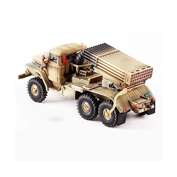 XHH Panzermodell Militärisches Panzermodell, BM-21 Hagelraketenwerfer im Maßstab 1:72 Russland-Legierungsmodell… – Bild 4