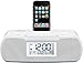 Sangean RCR-10 FM-RDS (RBDS) / AM/Aux-in Digital Tuning Atomic Clock Radio Compatible with 30 Pin iPod or iPhone (White) with Free Bluetooth Music Receiver (Certified Refurbished)thumb 1