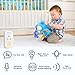 Willcare Baby Monitor with Two-Way Audio, Smooth Night Light, Rechargeable Battery Operated Parent Unit & Long Range, DBM-6. (1TX+1RX, white)