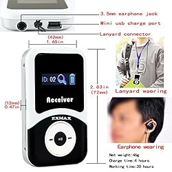 EXMAX EX-100 Wireless Tour Guide Monitoring