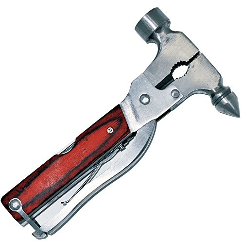 Click Here to See More Images Alinshi Stainless Steel Portable Multifunction Car Safety Hammer