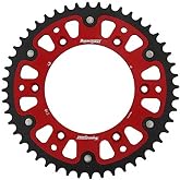 Supersprox Stealth Sprocket Red for Honda CR125R CR250R CR500R 1983-2018 | OEM replacement, fits CRF150F CRF230F CRF230L CRF230M, 150 230 450 engines, for powersports vehicles, RST-210-48-RED