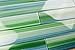 Green and Blue Tidal Glass Subway Tile for Kitchen Backsplash or Bathroom, Color Sample