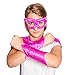 Everfan Women's Superhero Eye Mask and Powerbands (6