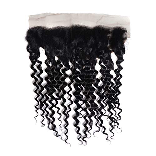 Deep-Wave-Lace-Frontal-13x4-Free-Part-10-inch-100-Unprocessed-Virgin-Brazilian-Deep-Curly-Human-Hair-Lace-Frontal-Natural-Black