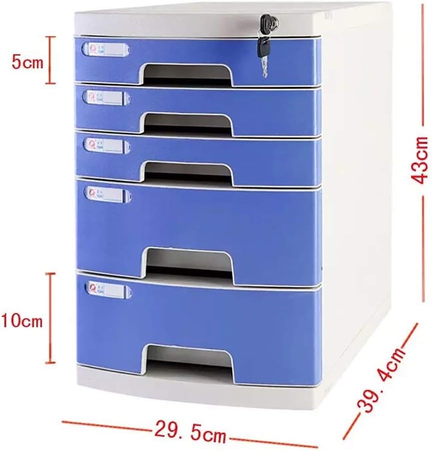 Lw Magazine Rack File Cabinet Flat File Cabinet 5 Layers Drawer Organizer Eco Friendly Blue Plastic Lockable Amazon Co Uk Kitchen Home
