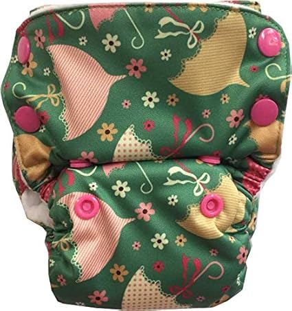 Bumpadum Neo Putani Organic Cotton Cloth Diaper for Newborn Babies - 2-8 kgs (Austen)