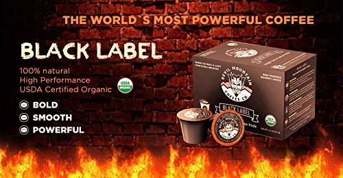 "Black Label", Single-Serve K-Cup Pods, 10 ct. "The Most Powerful