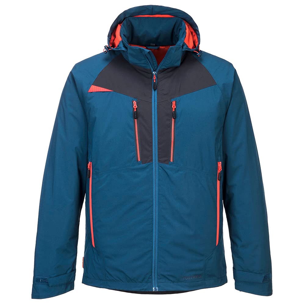 Portwest DX4 Winter Jacket, Size: L, Colour: Metro Blue, DX460MBRL