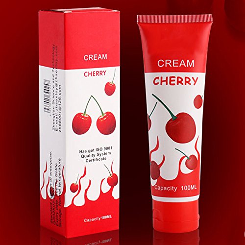 Corcrest - 100ML Sex lubricating Oil Goods Cherry Flavor Body lubricating Oil Male Female Edible Sex Lubricant Adult Cream O2