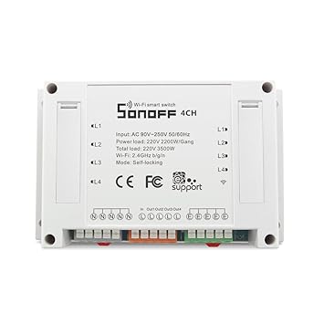 sonoff 4ch google home
