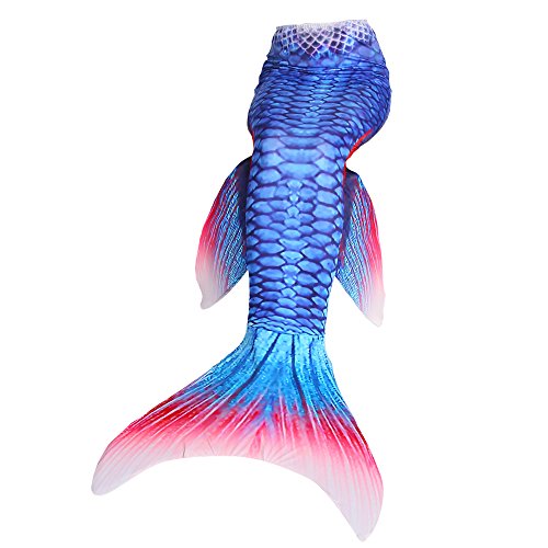image for Boshen Mermaid Tail Swimmable Costume Swimsuit Monofin For Women Kids 