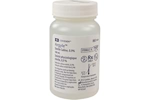 STERILE SALINE 100ML 6PK USP Normal Saline 0.9% Sodium Chloride 100ml 6pack