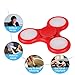 Iusun LED Light Fidget Hand Spinner Finger Toy EDC Focus Gyro Fast Shipping Gift (Red)