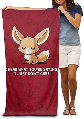 Microfiber Cabana Striped Beach I Hear What You're Saying Towel Thick, Soft, Quick Dry, Lightweight, Absorbent,and Plush.